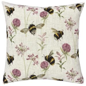 Evans Lichfield Country Bee Garden 43cm x 43cm Filled Cushion Multi