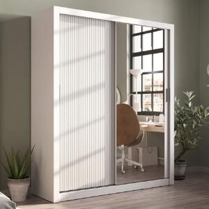 Allen Wooden Wardrobe With 2 Sliding Doors In White