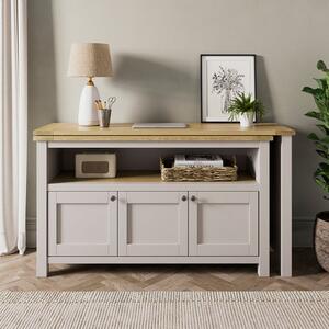 Olney Swivel Desk, Stone