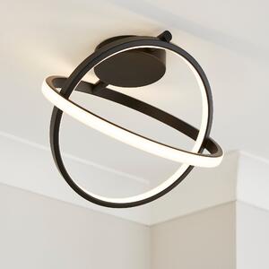 Astra Abstract Led Ceiling Light Black