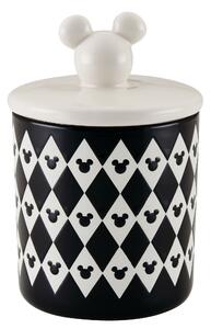 Disney Monochrome Mickey Mouse: Ceramic Airtight Storage Jar - Small White