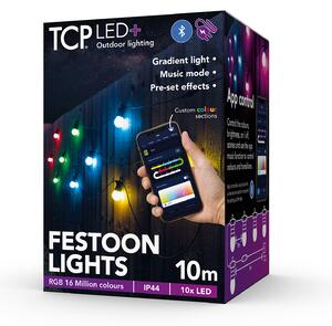 TCP LED+ Outdoor Festoon Light - 10m