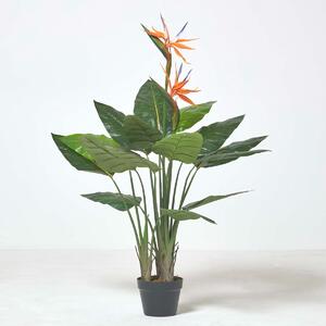 Homescapes Artificial Bird of Paradise Plant in Pot 120 cm Tall