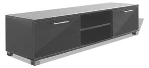 TV Cabinet High-Gloss Black 120x40.5x35 cm