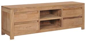 TV Cabinet 115x30x40 cm Solid Teak Wood