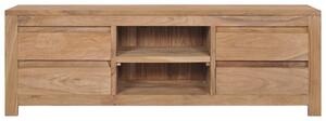 TV Cabinet 115x30x40 cm Solid Teak Wood