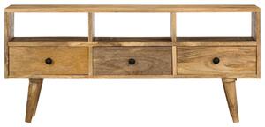 TV Cabinet 110x36x50 cm Solid Mango Wood