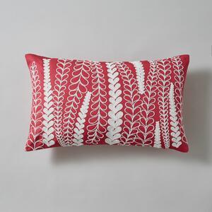 Trailing Floral Cushion Fuschia with Grape (Pink)