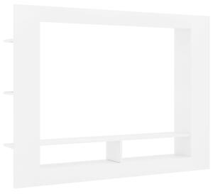 TV Cabinet White 152x22x113 cm Engineered Wood