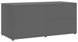 TV Cabinet Grey 80x34x36 cm Engineered Wood