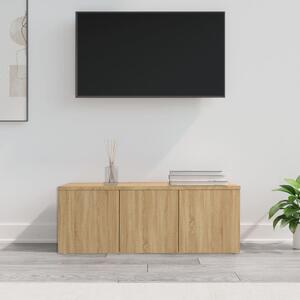 TV Cabinet Sonoma Oak 80x34x30 cm Engineered Wood