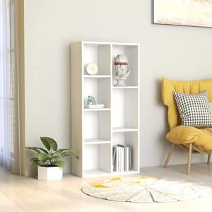 Book Cabinet White 50x25x106 cm Engineered Wood