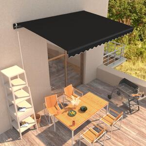 Manual Retractable Awning 400x300 cm Anthracite