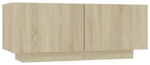 Bedside Cabinet Sonoma Oak 100x35x40 cm Engineered Wood