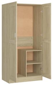 Wardrobe Sonoma Oak 82.5x51.5x180 cm Engineered Wood