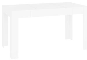 Dining Table White 140x74.5x76 cm Engineered Wood