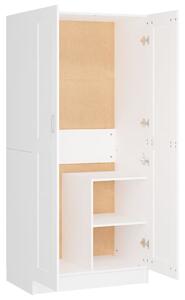 Wardrobe White 82.5x51.5x180 cm Engineered Wood