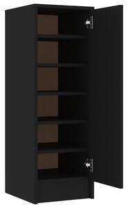 Shoe Cabinet Black 32x35x92 cm Engineered Wood