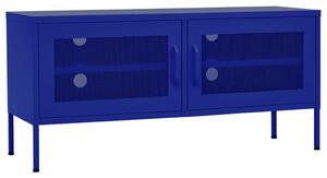 TV Cabinet Navy Blue 105x35x50 cm Steel