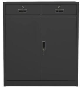Office Cabinet Anthracite 90x40x102 cm Steel