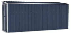 Wall-mounted Garden Shed Anthracite 118x382x178 cm Steel