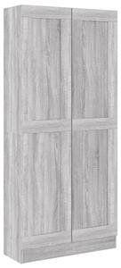 Book Cabinet Grey Sonoma 82.5x30.5x185.5 cm Engineered Wood