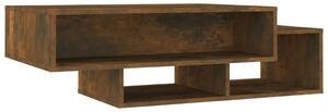 Coffee Table Smoked Oak 105x55x32 cm Engineered Wood