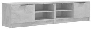 TV Cabinets 2 pcs Concrete Grey 80x35x36.5 cm Engineered Wood