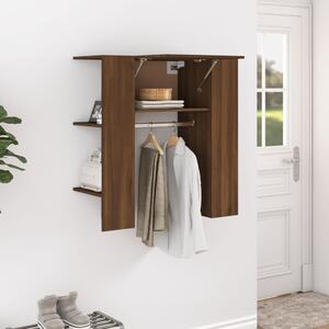 Hallway Cabinet Brown Oak 97.5x37x99 cm Engineered Wood