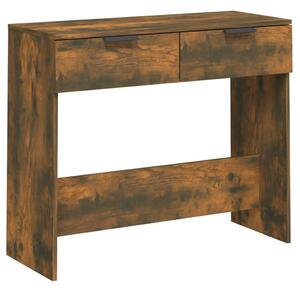 Console Table Smoked Oak 90x36x75 cm Engineered Wood