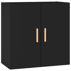 Wall Cabinet Black 60x30x60 cm Engineered Wood