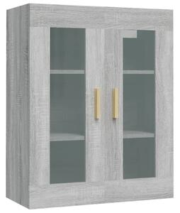 Hanging Wall Cabinet Grey Sonoma 69.5x34x90 cm