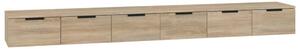 Wall Cabinets 2 pcs Sonoma Oak 102x30x20 cm Engineered Wood