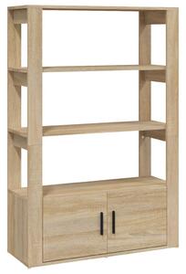 Sideboard Sonoma Oak 80x30x119.5 cm Engineered Wood