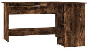 Corner Desk Smoked Oak 120x140x75 cm Engineered Wood