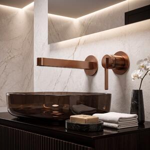 Wall Mounted faucet REA Grace Brush Copper