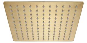 Square rain shower head REA JS-P015BG 25cm Brush Gold