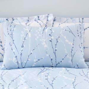 Belle Blue Standard Pillowcase Pair Blue/White