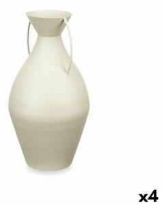 Vase Light brown Steel 22 x 43 x 22 cm (4 Units)