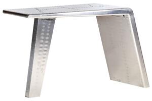 Aviator Desk Silver 112x50x76 cm Metal