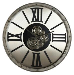 Wall Clock Home ESPRIT Champagne Metal Crystal 80 x 10 x 80 cm