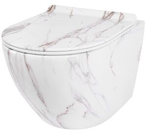 Toilet bowl Rea Carlos Slim Rimless Aiax Shiny