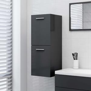 Bathroom Cabinet Grey 30x30x80 cm Engineered Wood