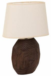 Desk lamp Alexandra House Living Brown Polyresin 220-240 V 12 x 34 x 24 cm