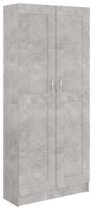 Book Cabinet Concrete Grey 82.5x30.5x185.5 cm Engineered Wood