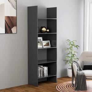 Book Cabinet Grey 60x35x180 cm Engineered Wood