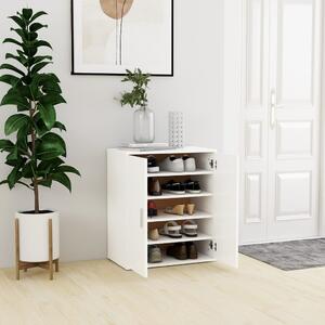 Shoe Cabinet White 60x35x70 cm Engineered Wood