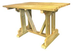 Erog Outdoor Wooden 120cm X 90cm Dining Table In Natural