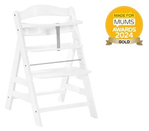 Hauck Alpha+ Wooden Highchair - White