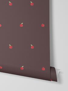 Brown Stone Apples Wallpaper | Default | Piglet in Bed